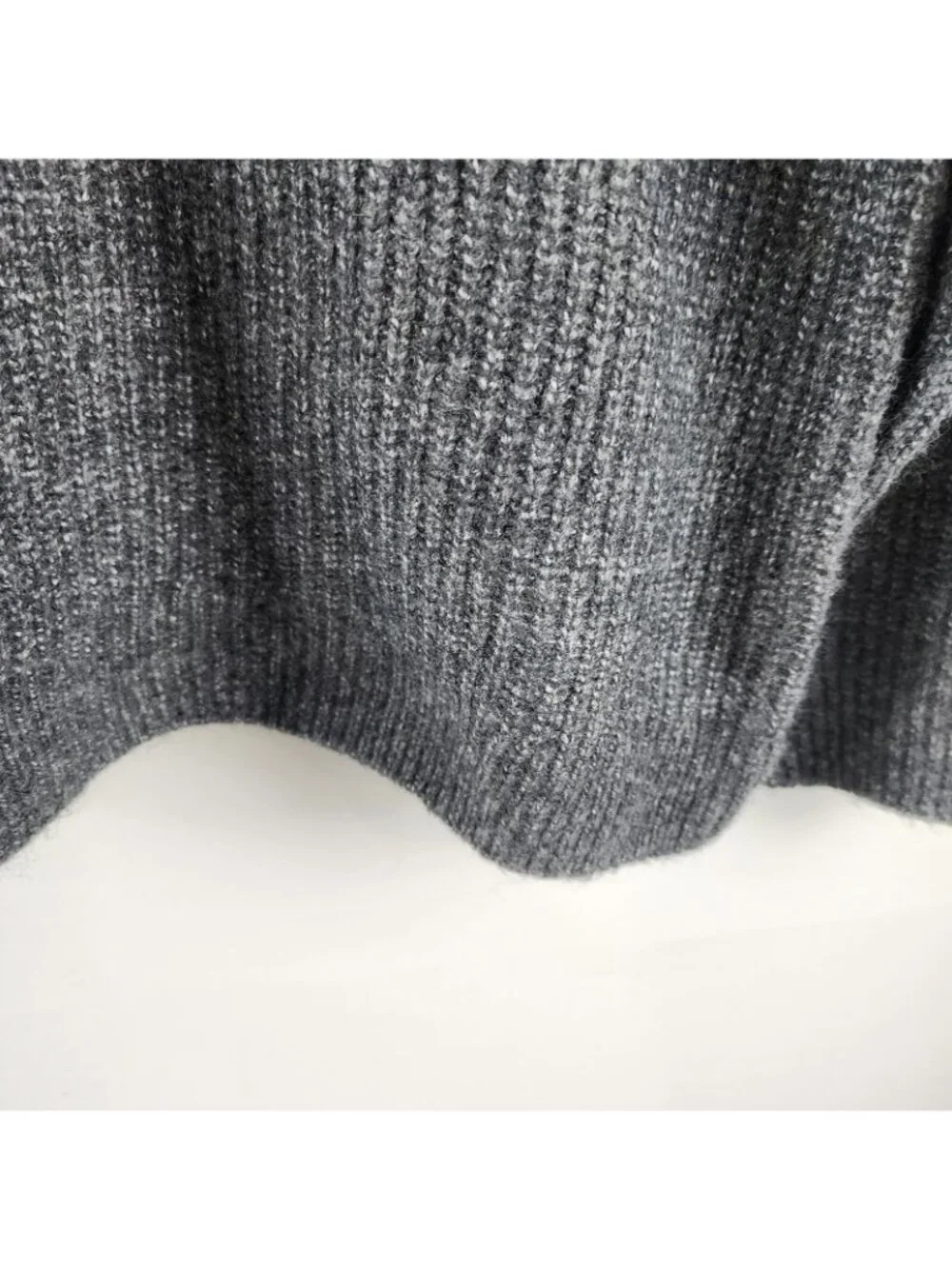 Vince Camuto Knit Sweater Womens XL Gray Pullover 1/4 Zip Stretch  NWT